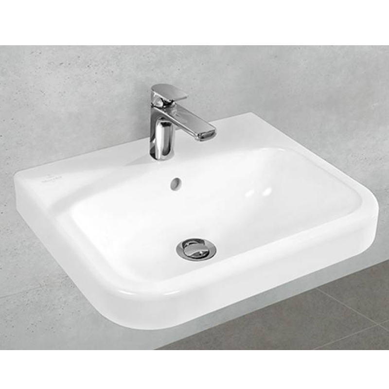 Villeroy-Boch, Lavoar dreptunghiular, 60 cm, alb alpin, Architectura Villeroy-Boch, Lavoar dreptunghiular, 60 cm, alb alpin, Architectura