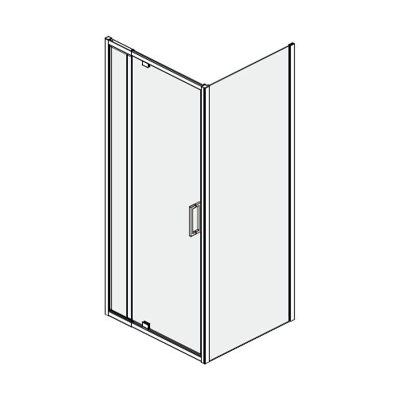 Cabina de dus Mediterraneo, Anda, patrata 80 x 80 cm, crom 5